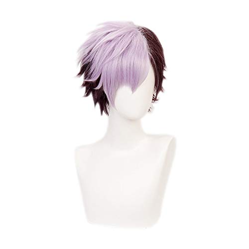 Miniatura 6 de Aseo-kun Hanako-kun Cosplay Pelucas Tsuchigomori mezcla púrpura corto sintético peluca de anime disfraz de juego de rol peluca REYHS