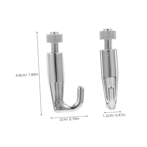 Image of DOITOOL 2pcs Heavy Duty Picture Hanging Hooks Frame Hangers for Art and Photos Wall Mounting Hardware for Home Gallery and Office Decor