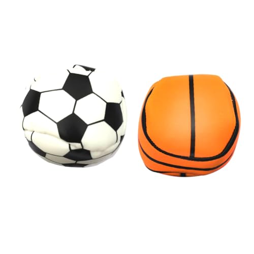 POPETPOP Basketball Designed Child Sandbag 12pcs Handmade Leather Juggle Ball Toy for Outdoor Play