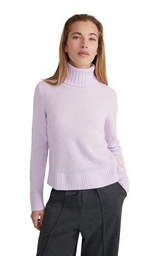 Image of Style & Republic Women's 100% Cashmere Turtleneck Sweater, Regular Fit, Premium Knit Jumper for Autumn, Winter and Spring