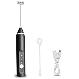Yuanhong Handheld Electric Whisk, USB Charging Milk Frother Attachments, Blender Whisk for Coffee...