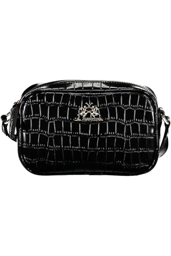 Cabas noir La Martina : un sac à main d'exception en cuir italien pour vos soirées de gala