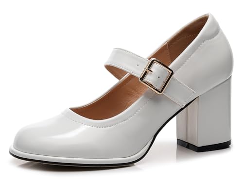 Image of VenusCelia Women's Mary Jane Pump Heeled Shoe