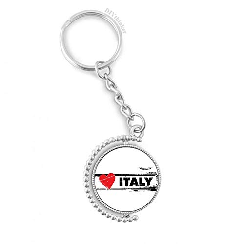 Llavero de amor giratorio para recordar tu viaje a Italia en el día a día