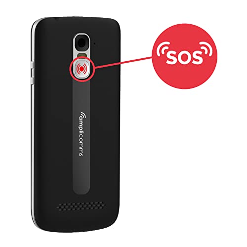 Amplicomms M510-M 4G Smartphone för Seniorer med SOS-knapp