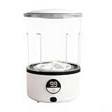 per mini lavatrice portatile pieghevole lavatrice per campeggio camper dormitorio - efficiente funzione asciugatrice centrifuga piccola unità bianca 15,4 x 22,9 cm (bianco)
