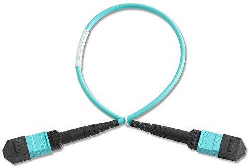 Image of Fluke Networks TRC-MPO-UU-B Test Reference Cord with MPO /MPO, Unpinned /Unpinned, Type B Polarity, 0.3m Length, Fiber Tester Accessory