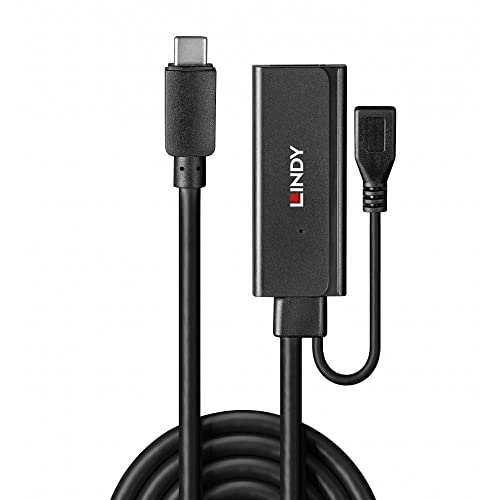 LINDY 3m USB 3.2 Gen 1 C/A Active Extension, Black - Image 2