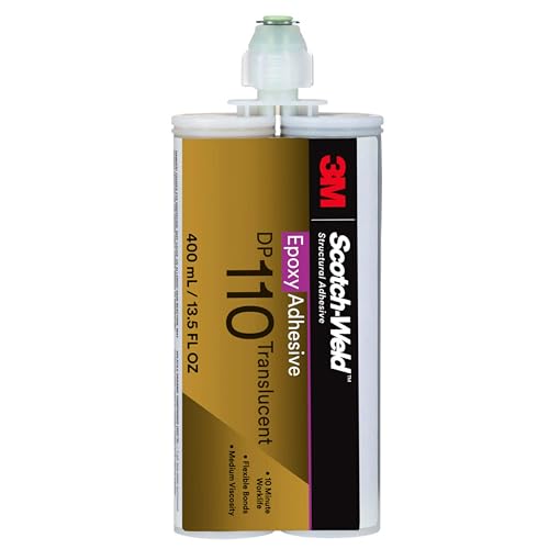 3M Scotch-Weld 87847 Epoxy Adhesive DP110, 400 mL, Translucent, 13.53 fl. oz.