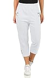 Confort : matériau doux pour la peau, doux et confortable 60 % coton, 35 % polyester, 5 % élasthanne, pantalon Capri court en tissu doux de haute qualité et fabrication exquise, confortable et respirant, tissu doux et lisse, confortable à porter. Le pantalon Capri 3/4 peut être utilisé avec des hauts courts, des soutiens-gorge, des chemises et des sweatshirts, peut également être utilisé sous une veste, un manteau ou un pull.