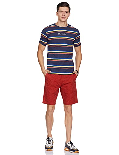 Image of Max Men's Colourblocked Crew Neck T-Shirt