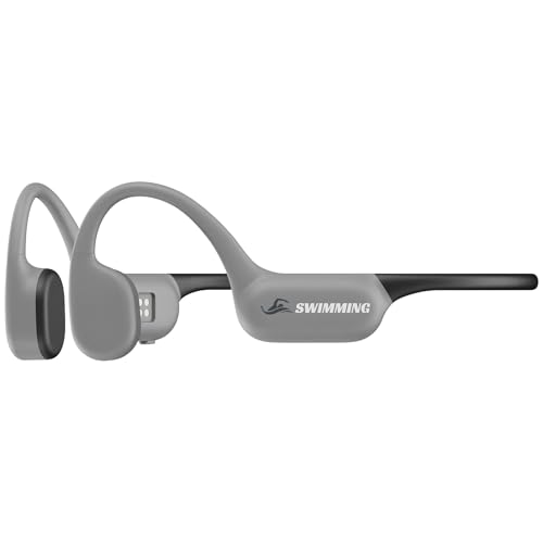 Auriculares de natación con Bluetooth 5.4, auriculares de conducción ósea, inalámbricos, resistentes al agua IP68, reproductor de MP3 memoria integrada de 32 GB, aptos para correr y andar en bicicleta