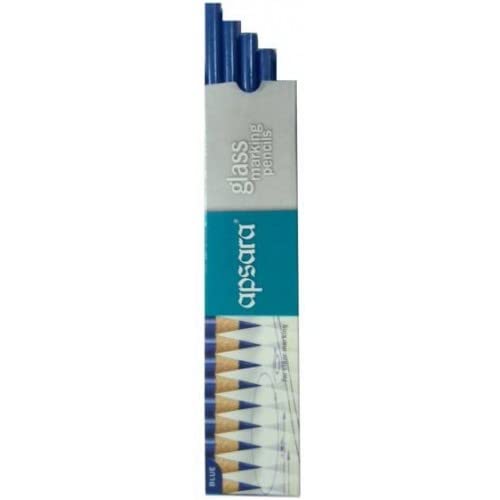 Apsara Glass Marking Pencils Pack Of 50 (Blue) Amazon.in Home & Kitchen