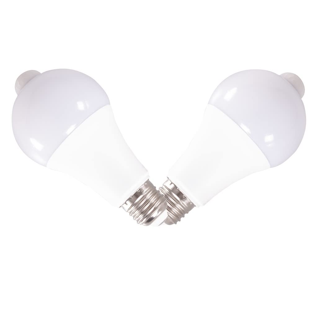 1fortunate Lights 1 0pcs AC85-220V 9W 12W15W LED PIR Bombilla de la luz del Sensor de Movimiento E27 Lámpara del Sensor del Detector del Bulbo Inteligente for el Puerco del hogar del Garaje del Patio