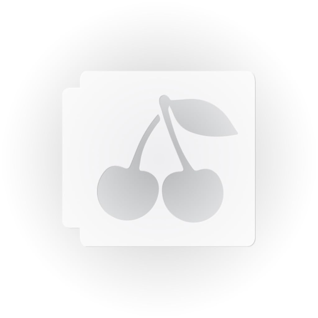 Cherries 783-C137 Stencil Silhouette (2 inch)