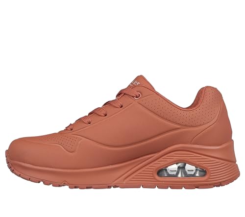 Image of Skechers UNO - Stand ON AIR Casual Sneakers for Womens, Rust- 73690-RST