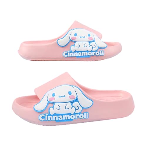 Cute Bunny Slippers, Girls' Quick-Drying Beach Sandals, Open-Toed Slippers, Children's Non-Slip Pool Shower Flip-Flops
