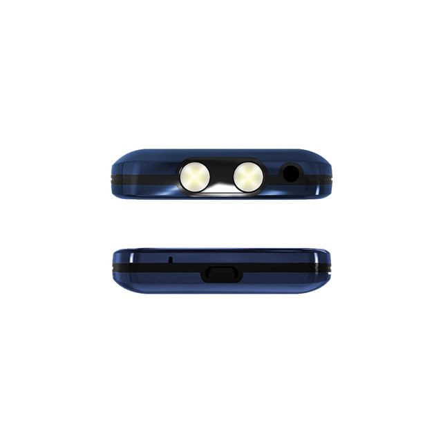 Image of IKALL K333 - 4G Touch & Type Mobile with 2.8 inch HD Display, 2GB RAM, 16GB Storage, 3000mAh Battery, WiFi, and Pre-Loaded Apps Like Whts'Ap, FB, Insta & Utube (Moonlight Blue)