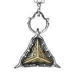 JWM Silver Plated Brass Pendants Necklaces for Men Women with 23.6' Stainless Steel Chain, Exquisite Packaging (Eye of Horus)