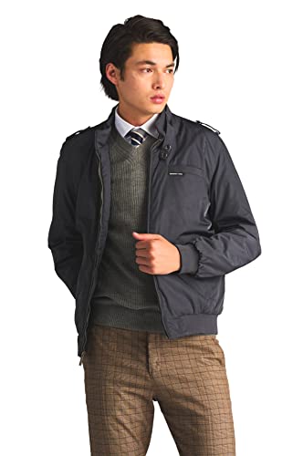 Members Only Men's Iconic Racer Quilted Lining Jacket |Slim Fit|