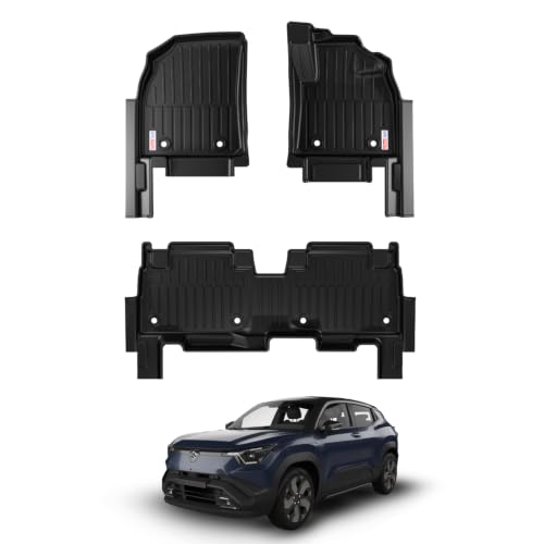Image of TPE Car Floor Mat for E-Vitara | Custom Fit, Heavy Duty & Anti Slip 3D Foot Mat | Waterproof & Dustproof & All Weather Protection | Easy Clean Car Floor Mat for E-Vitara