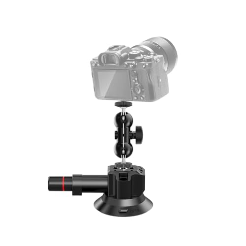 Image of SC-02 Magic arm Articulating Adjustable Arm with 1 /4 inch Tripod Screw Super Clamp for DSLR Camera (SC- 02 with Dual Ball Head)