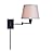 Hampton Bay Ellsworth 1 Light Wall Sconce with Swing arm