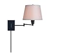 Hampton Bay Ellsworth 1 Light Wall Sconce with Swing arm