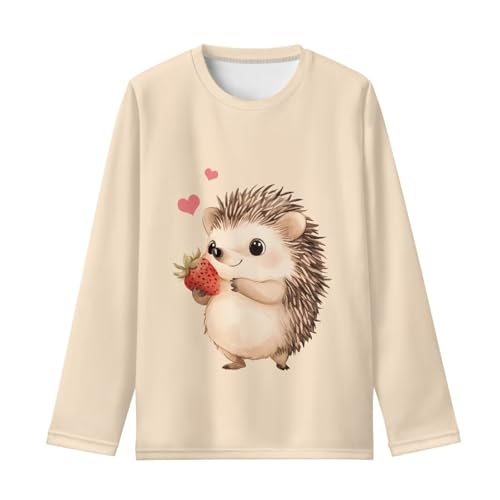 Kids T Shirts for Girls 3-4 Long Sleeve Athletic Shirts Crew Neck Tees Teen Girls Clothes