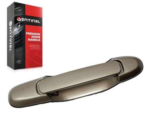 S Sentinel Parts Outside Exterior Rear Sliding Door Handle Left or Right Side 4Q2 Desert Mica Compatible with 1998-2003 Toyota Sienna Replaces # 69230-08020-C0, 6923008020C0