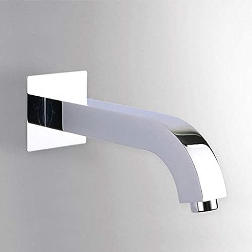 Ensemble de douche dissimulé carré chrome et robinet de pomme de douche encastré - 2