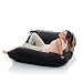 SMOOTHY Original Supreme Indoor & Outdoor Sitzsack XXL 450L Riesensitzsack Sitzkissen Sessel für Kinder & Erwachsene (Mitternachts-Schwarz)