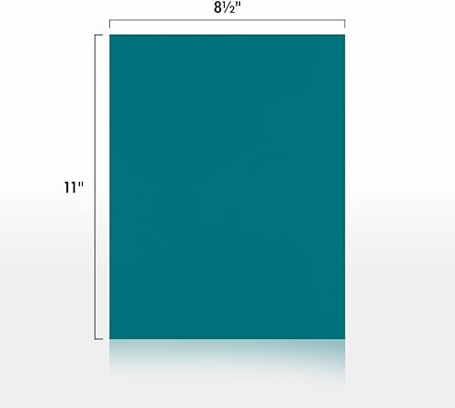 Miniatura 2 de Cartulinas LUX de 8.5 x 11 pulgadas (8 unidades), Verde azulado