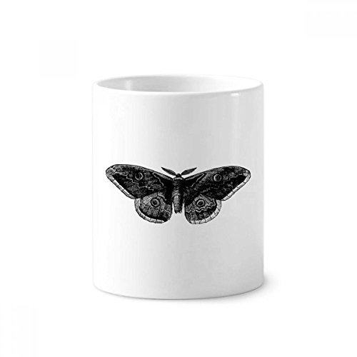Gobelet céramique papillon cerf-volant noir pot à crayon et porte-brosse à dents de table