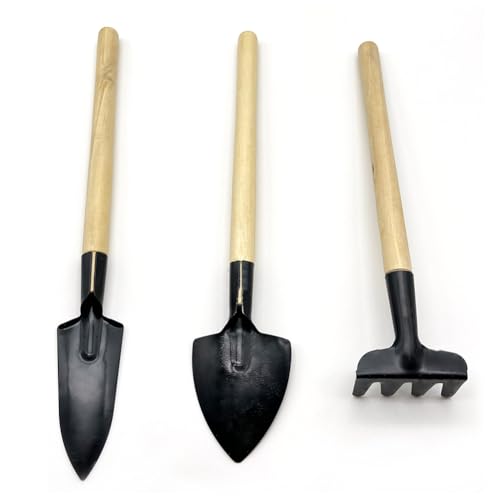 Set de 3 herramientas de jardinería para plantas de interior miniatura 2