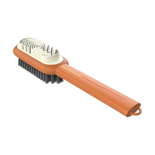 Brosse à chaussures – Gommage de polissage pour chaussures, composant ergonomique d'engagement des doigts, arrangement de la densité des poils, fonction...