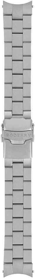 BODERRY3-link Titanium Bracelet | 22mm lug width,Fits only for Voyager Watch, Grey, One Size, Classic