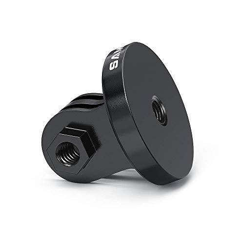 Sametop Aluminum Tripod Mount Adapter Compatible with Gopro Hero (2018), Fusion, Hero 7, 6, 5, 4, Session, 3+, 3, 2, 1 Cameras