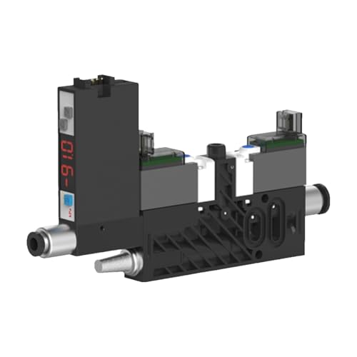 Générateur de vide compact SVNE06-46S-SD et manomètre de contrôle