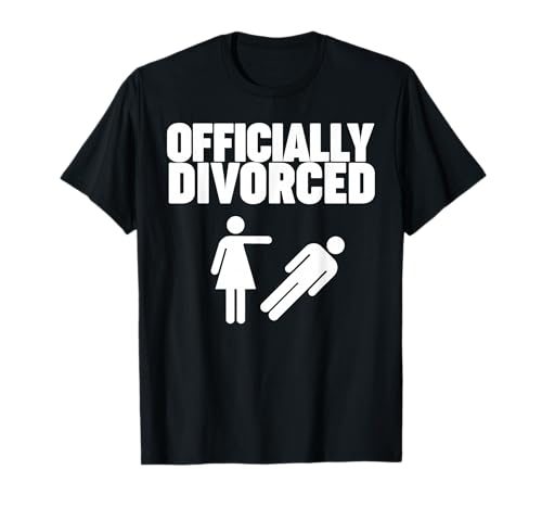 Officially Divorced Stick Figure Officially Divorced Maglietta