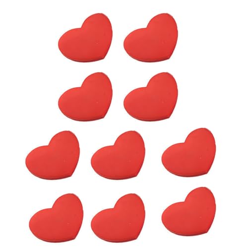 YUGSHNKFC 10Pcs Hart Vorm Tennis Demper Zachte Siliconen Trillingen Schokdempers Tennis Racket Trillingen Demper Enduring