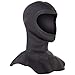 NeoSport Wetsuits Premium Neoprene 7/5mm Vented Bib Hood, Black, Medium - Diving, Snorkeling & Wakeboarding