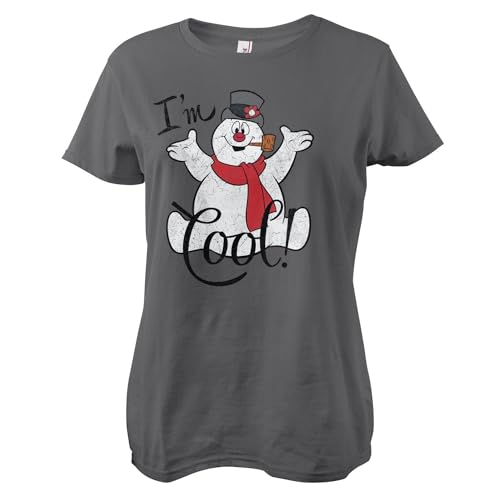 T-shirt Frosty the Snowman femme XL gris foncé cool
