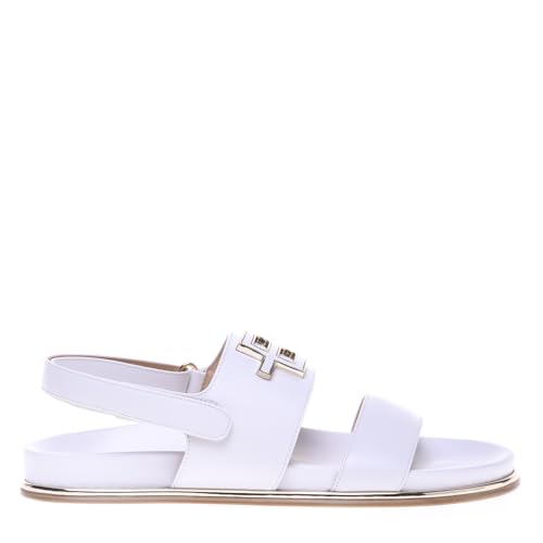 Sandal Calfskin White Ballet Flat Baldinini pour un style léger - 4
