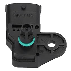 Sensor de Presión Barométrica, Sensor de Presión d...: Fabricado con materiales de alta calidad, este sensor de presión de admisión tiene un rendimiento estable. Este sensor de presión de admisión puede reemplazar perfectamente piezas viejas o dañadas para mantener el mejor rendimiento de la máquina. Uti...