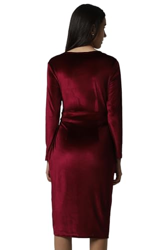 Image of Van Heusen Women's Polyester Classic Knee-Length Dress