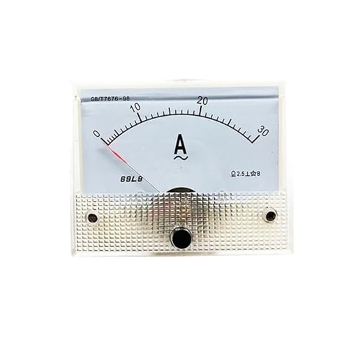 Amperímetro de CA analógico 69L9-A de 80x65mm con rango de corriente alterna