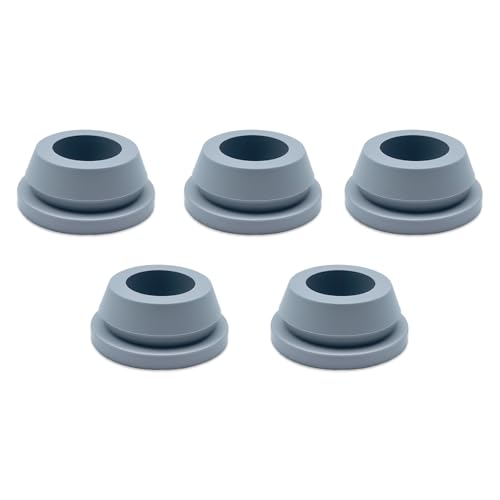 20MM (0.78IN) Hole Plug，Portable air Conditioner Drain Plug,Portable ac Drain Plug，Drain Hole Plug 20 mm Rubber Accessories for mini Split Window AC Outdoor Unit Parts， 5 Pieces，Grey