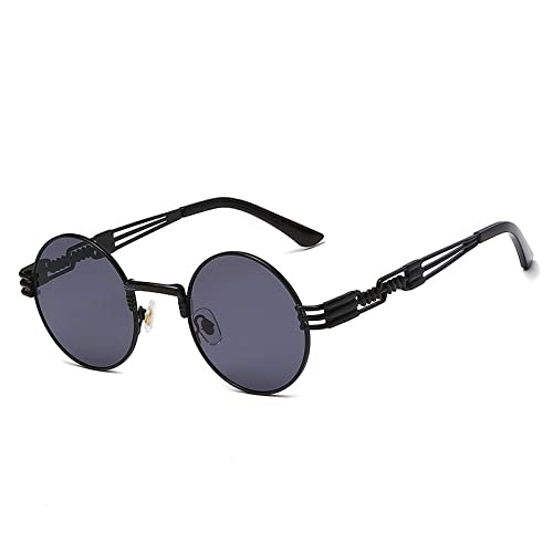 Gafas de sol steampunk retro para fiestas de sol y eventos vapor punk con diseño redondo 2025