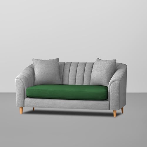Image of Casaliving Doraldo 2 Seater Sofa Set for Living Room (Green Grey Colour) Premium Fabric Sofa